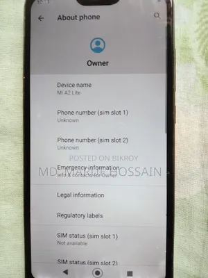Xiaomi Mi A2 Lite 64 GB Gray