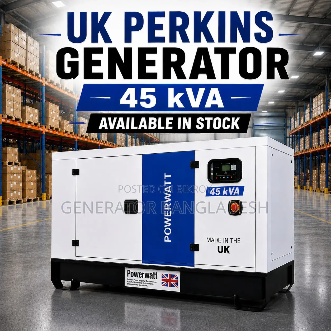 45 Kva Perkins Uk Diesel Generator | Trusted Tehnology