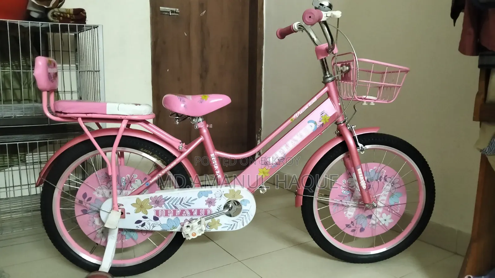 Pink Baby Girls Bicycle