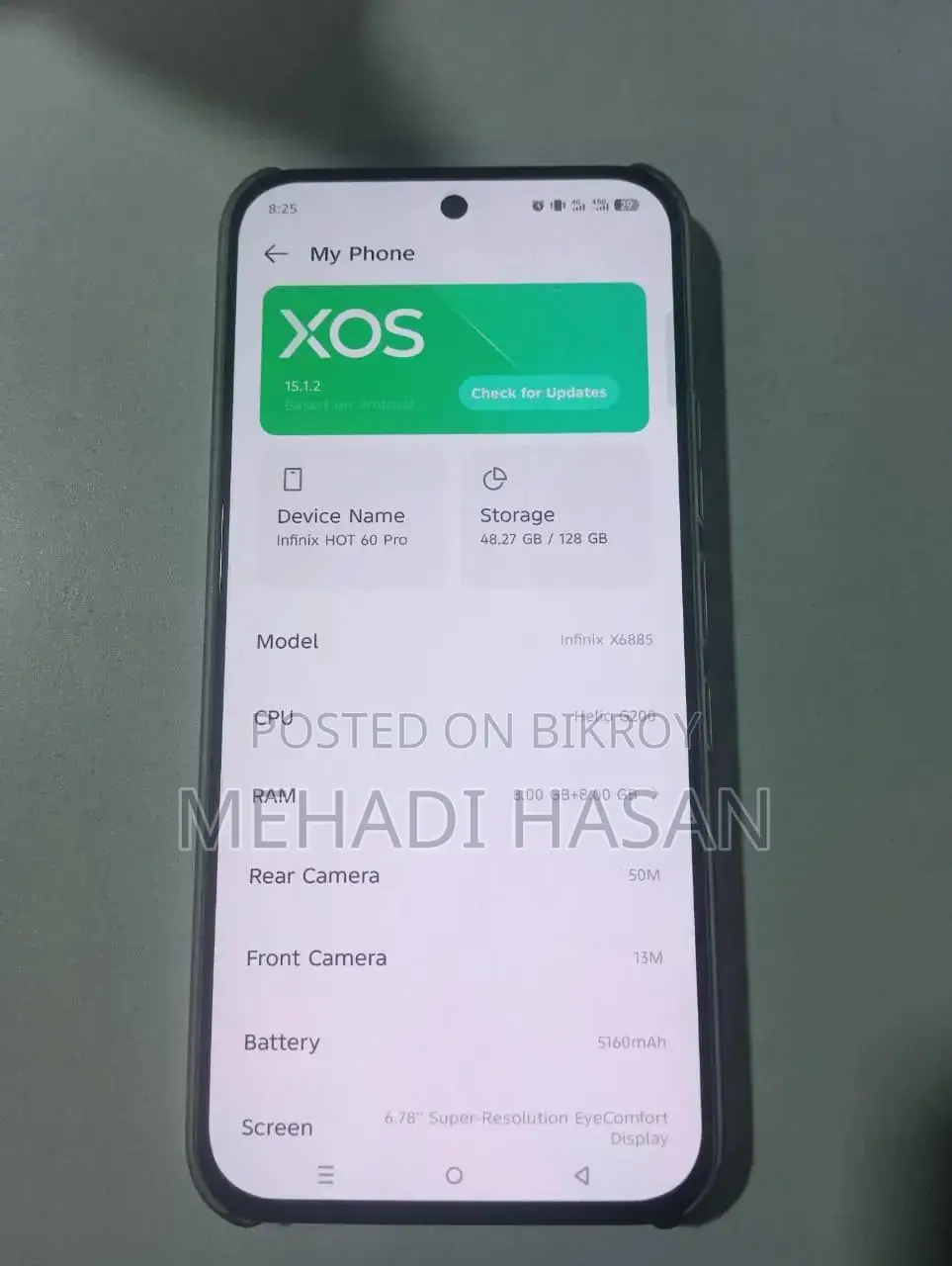New Infinix Hot 60 Pro 128 GB