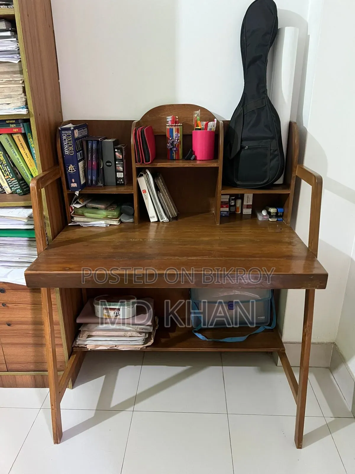 সেগুন কাঠের পড়ার টেবিল বিক্রি হবে
