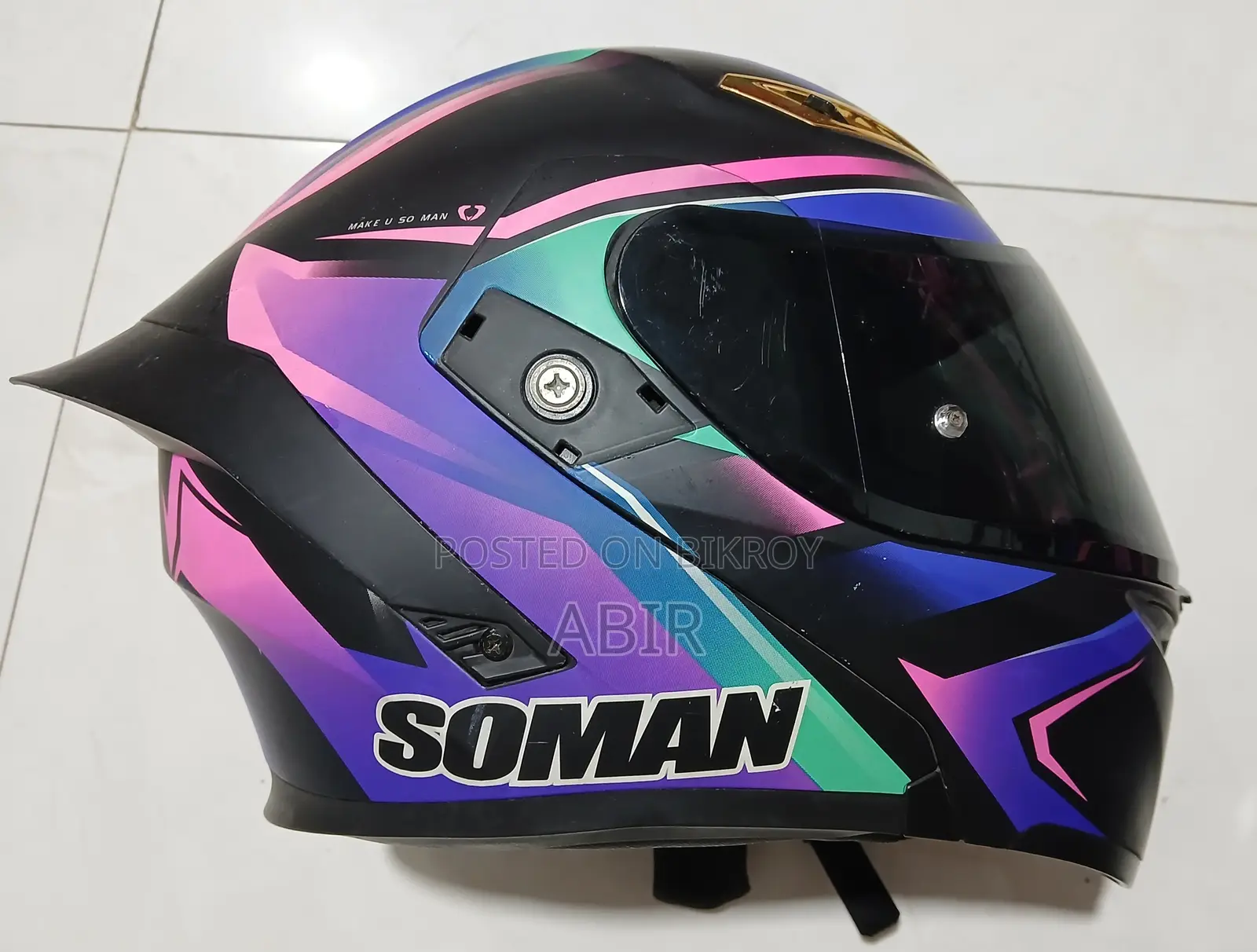 Helmet Soman Sm955-S Modular Dot Certified