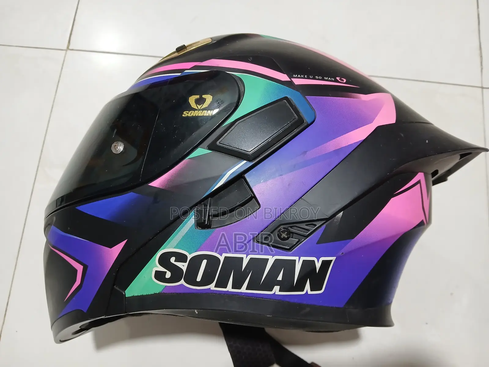 Helmet Soman Sm955-S Modular Dot Certified