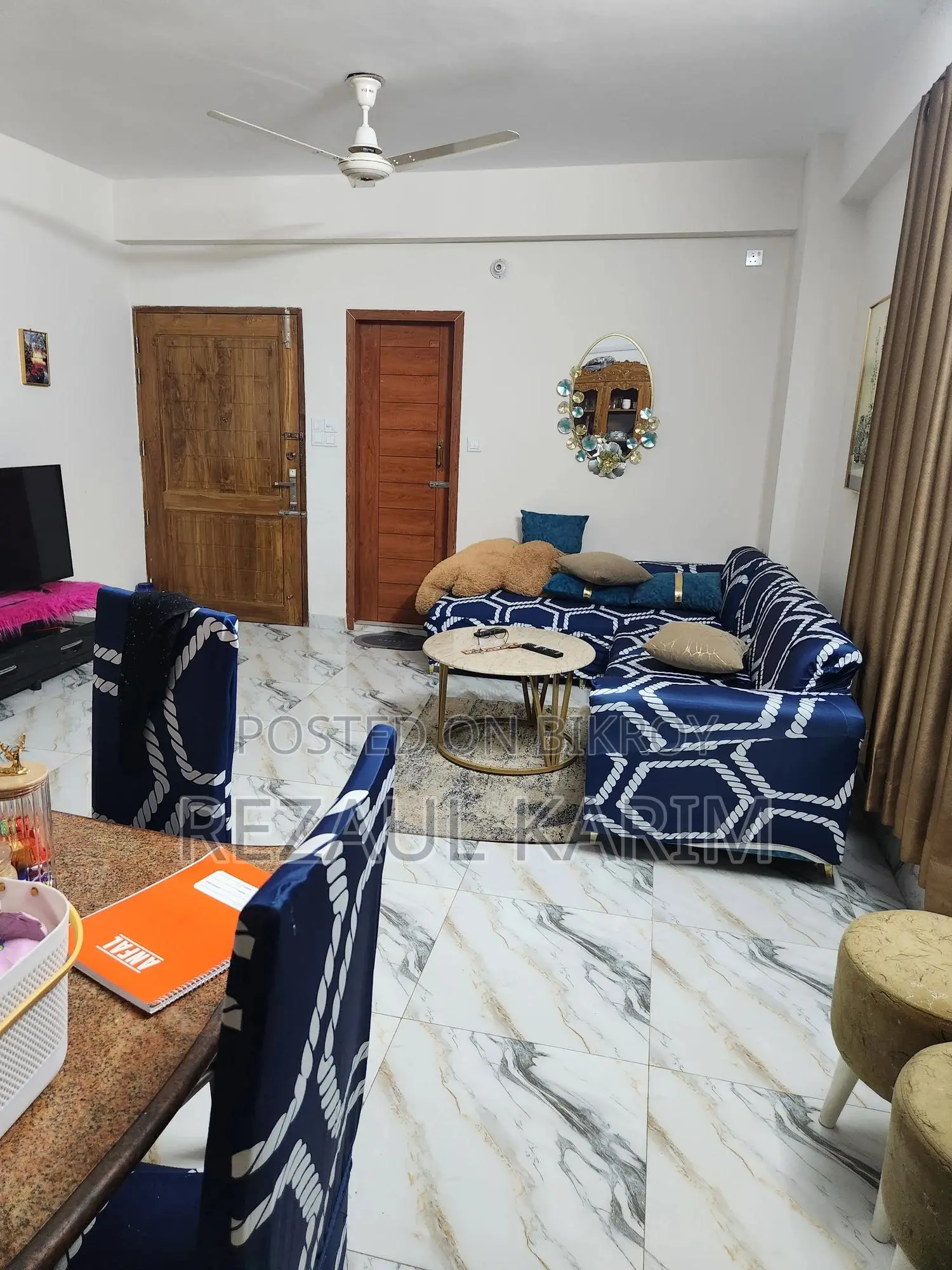 Furnished 3bdrm Apartment in Dhaka, Aftab Nagar for Rent