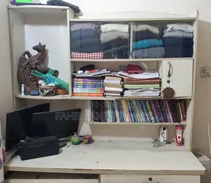 Computer Table and Bookshelf