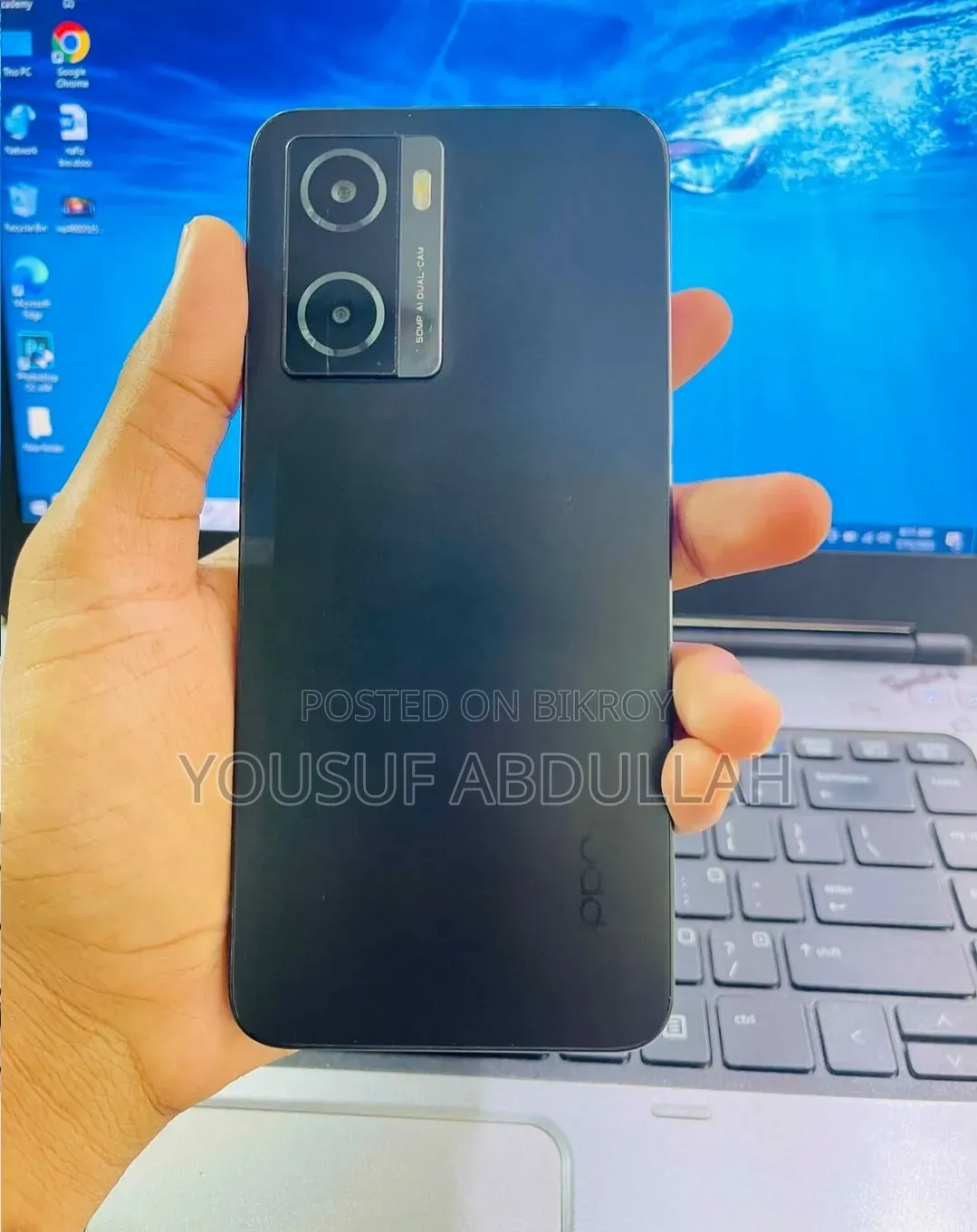 New Oppo A77s 128 GB Black