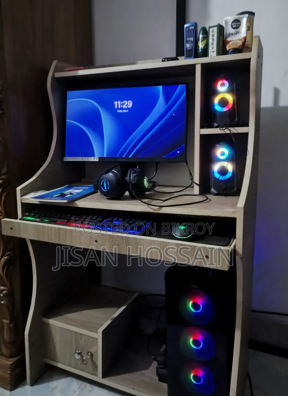 Desktop Computer Gigabyte GA-H110MSTX-HD3-ZK 20GB AMD Ryzen 5 SSD 256GB