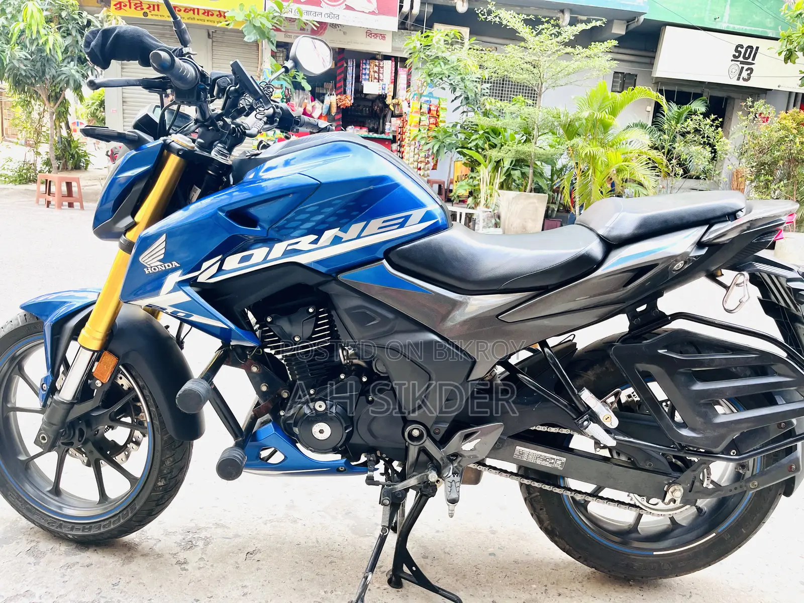 Honda Hornet 2024 Blue