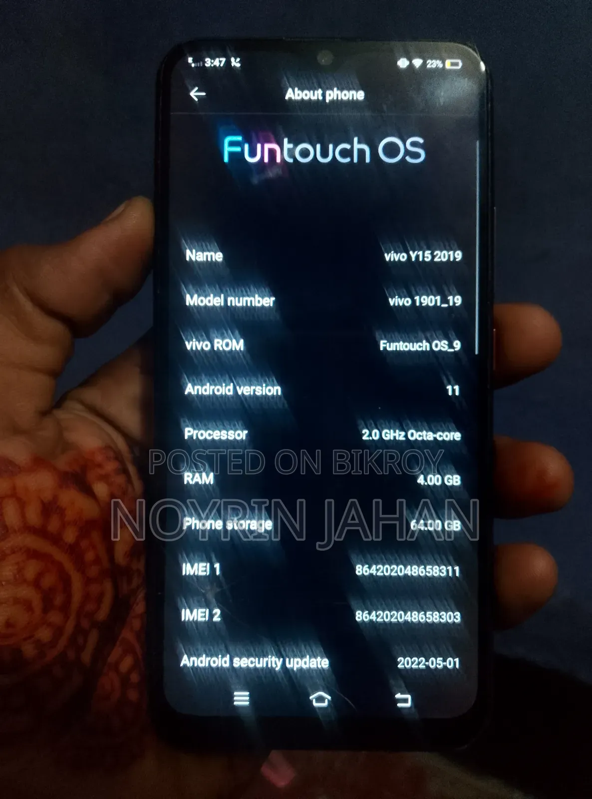 Vivo Y15 64 GB Red