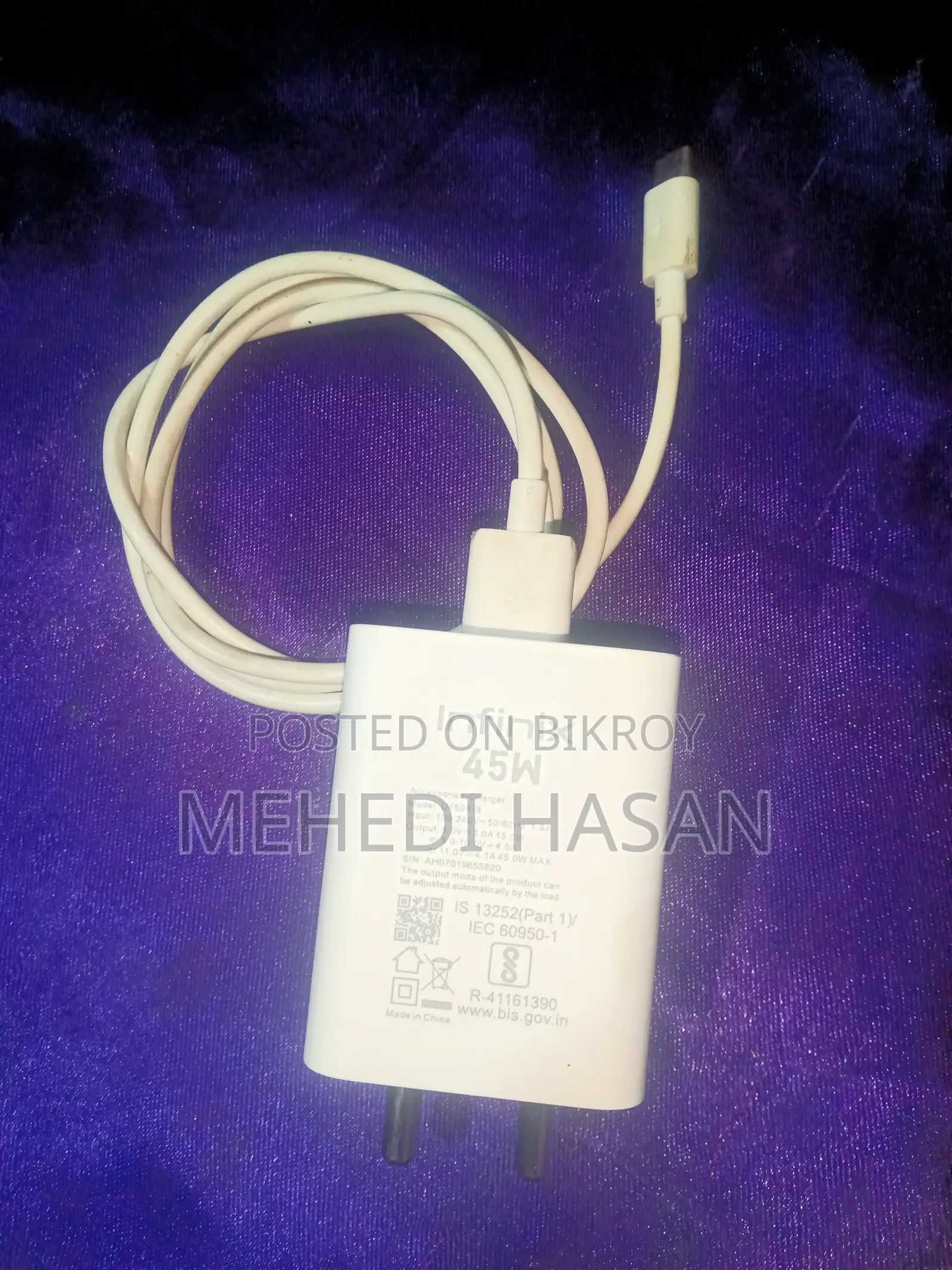 ইনফিনিক্স ৪৫ ওয়াট (অরিজিনাল চার্জার)