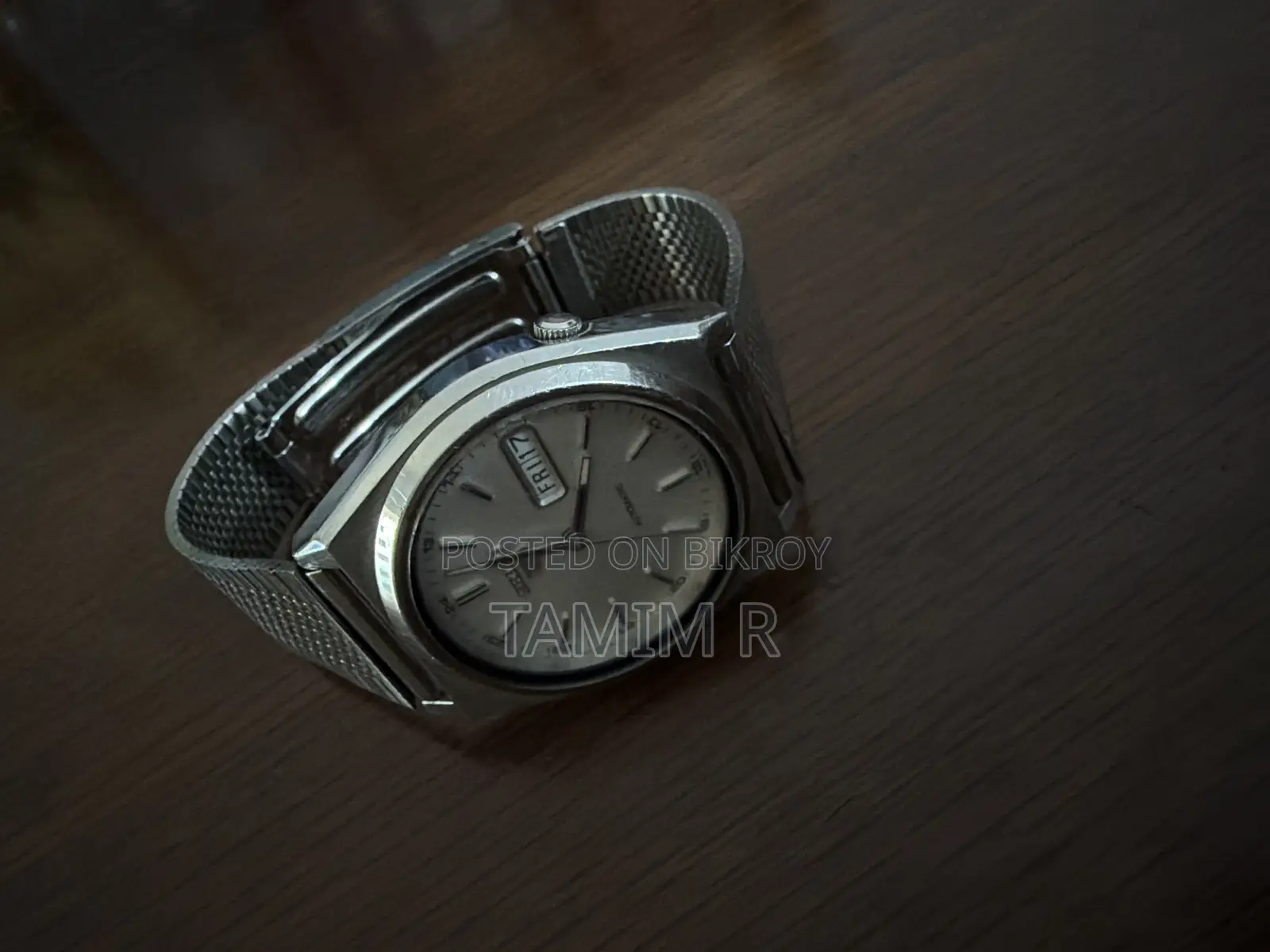 Seiko 5 Automatic (7s26-8760) Crystal Dial With Mesh Chain Strap