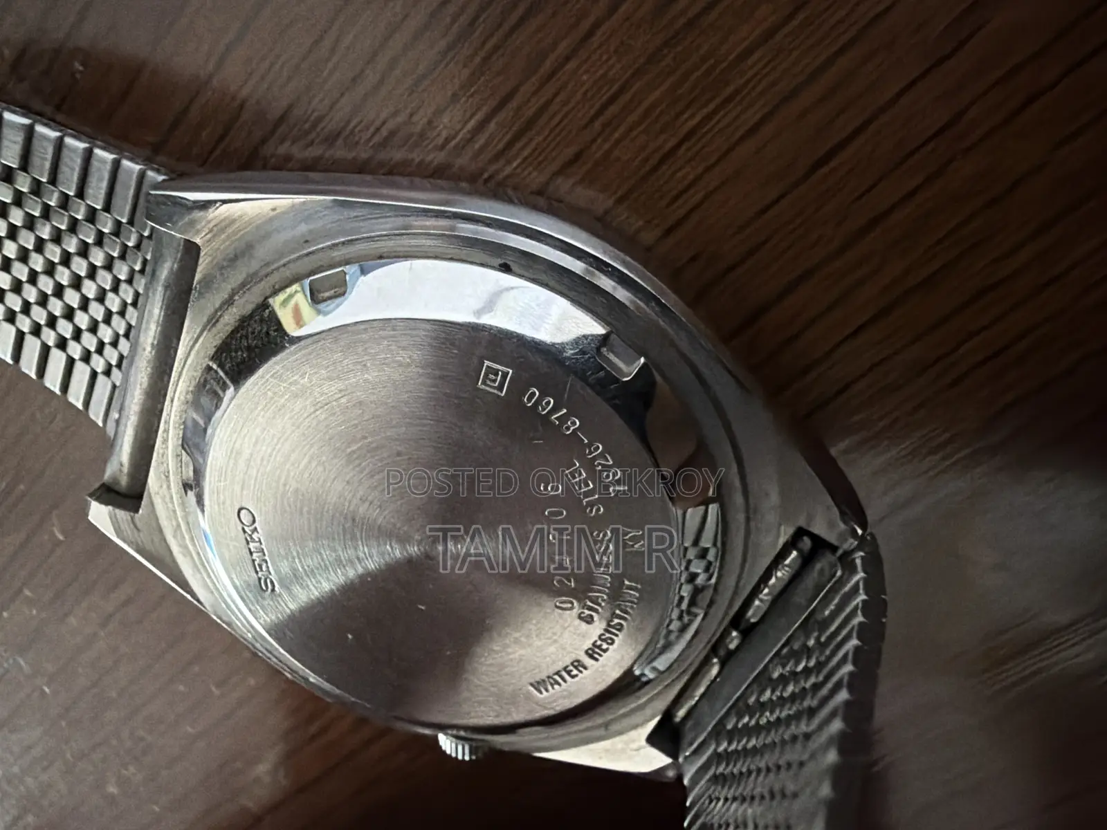Seiko 5 Automatic (7s26-8760) Crystal Dial With Mesh Chain Strap