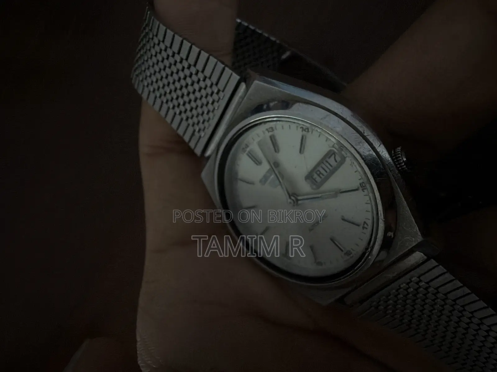 Seiko 5 Automatic (7s26-8760) Crystal Dial With Mesh Chain Strap