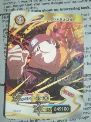 Naruto Anime Cards Collection Set (6 Cards)