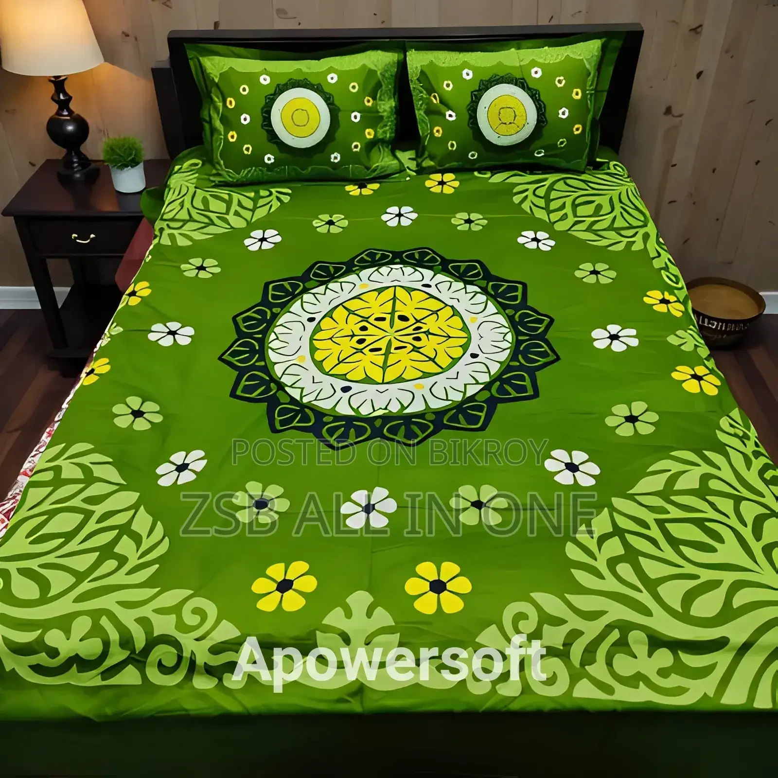Panel Cotton Bed-Sheet