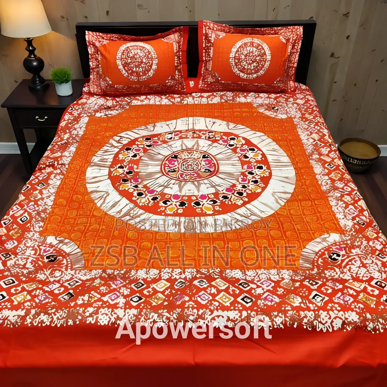 Panel Cotton Bed-Sheet