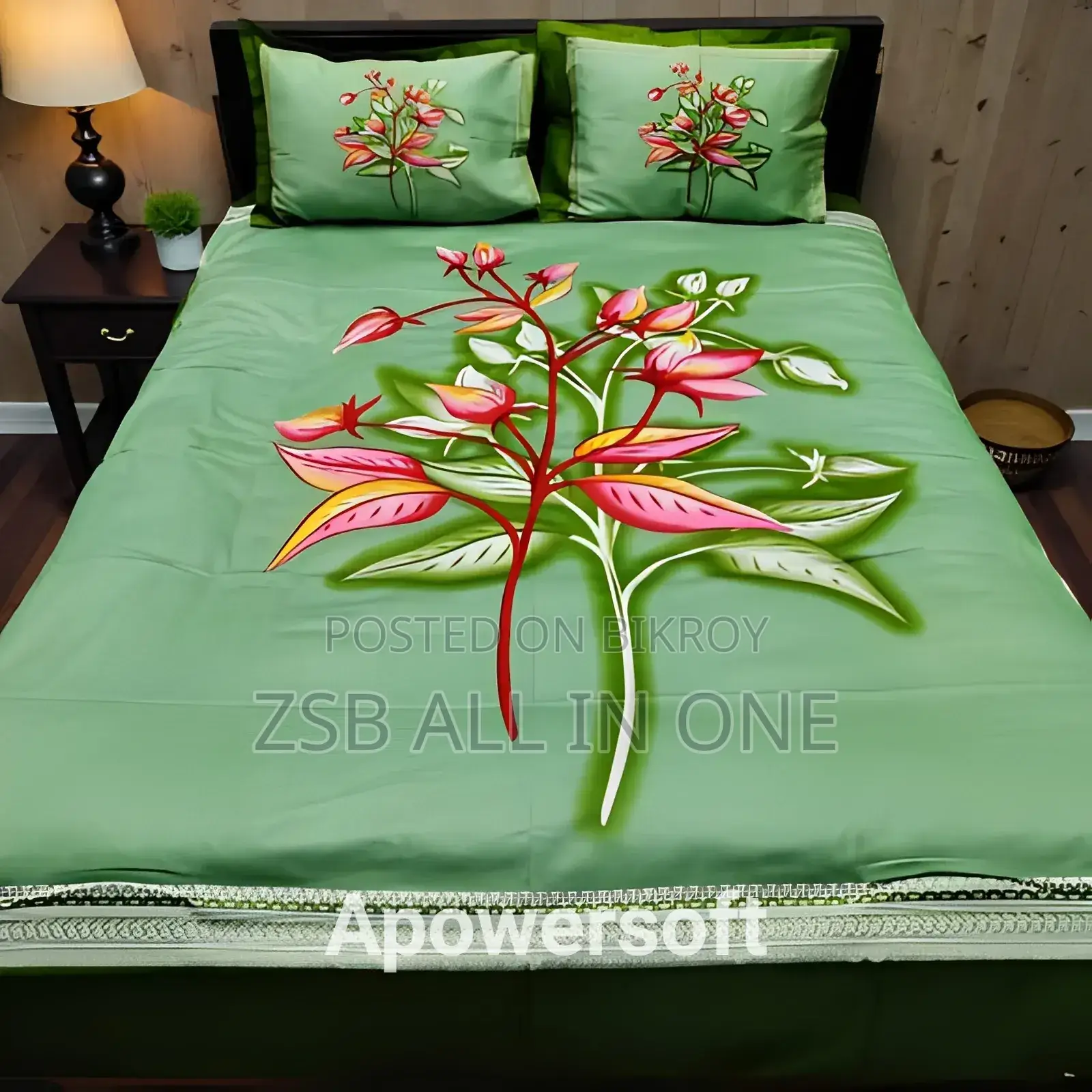 Panel Cotton Bed-Sheet