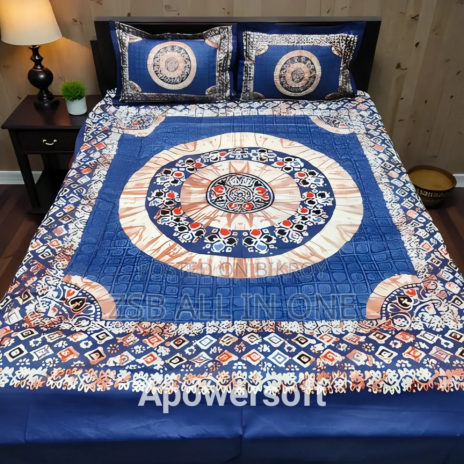 Panel Cotton Bed-Sheet