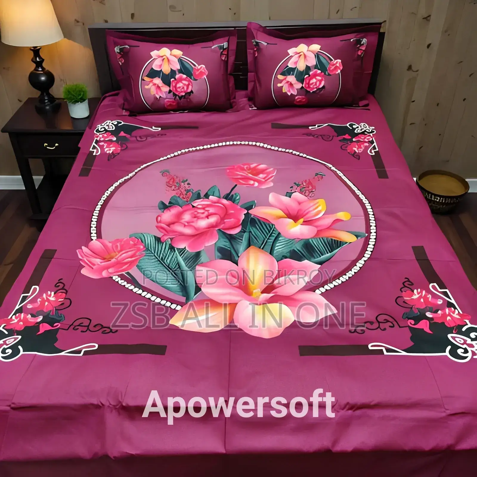 Panel Cotton Bed-Sheet