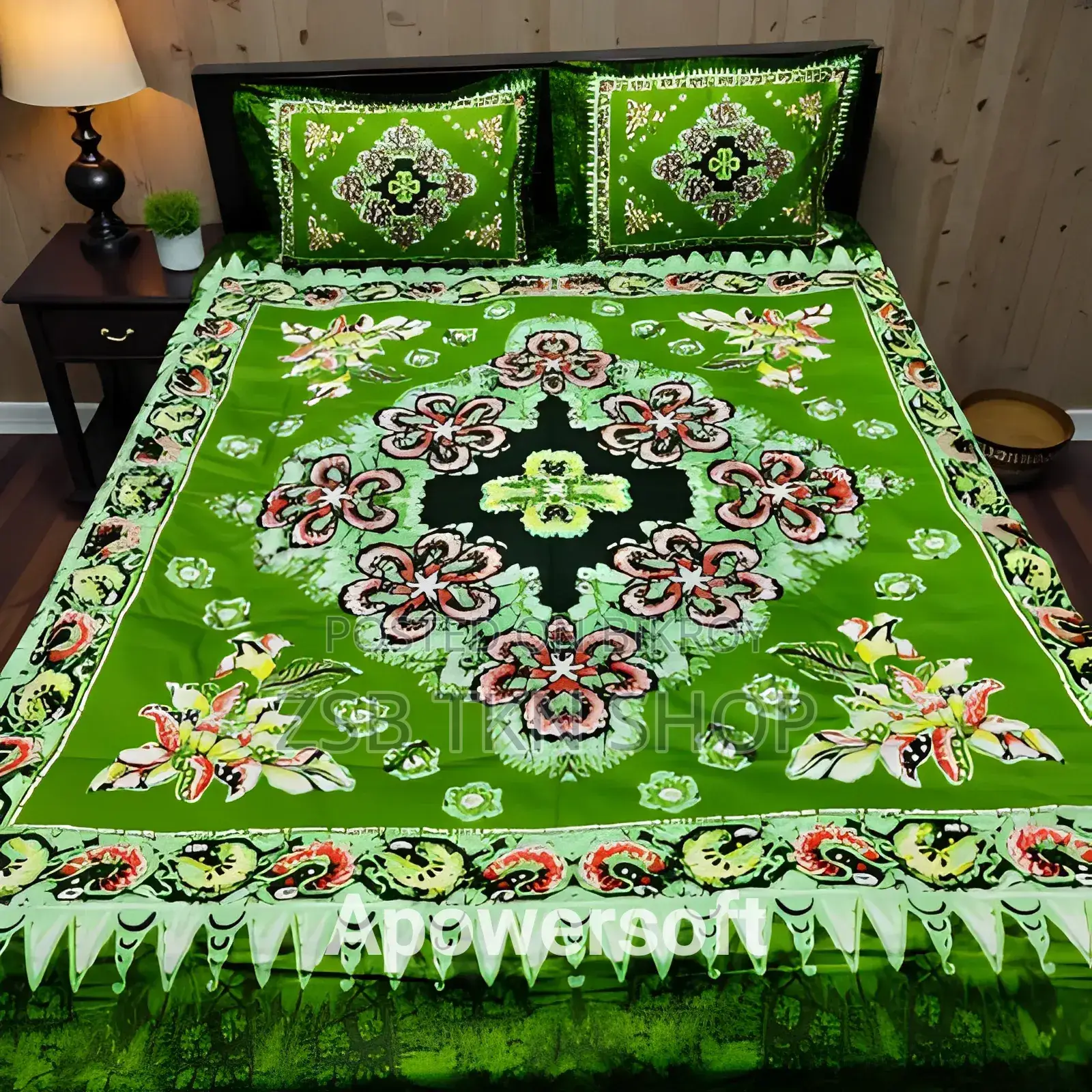 Panel Cotton Bed-Sheet
