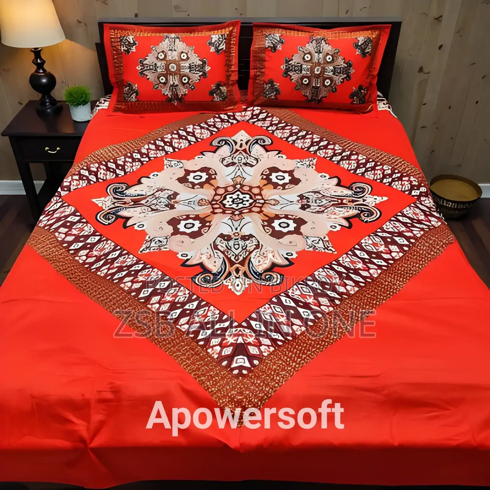 Panel Cotton Bed-Sheet