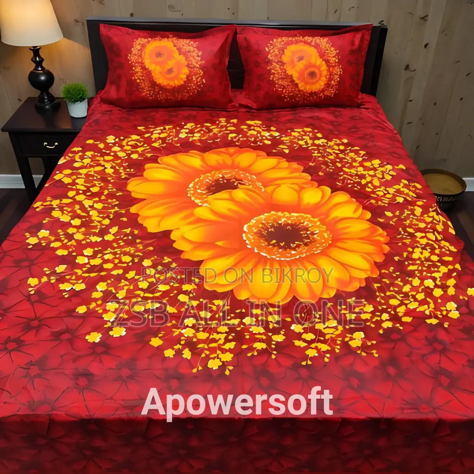 Panel Cotton Bed-Sheet