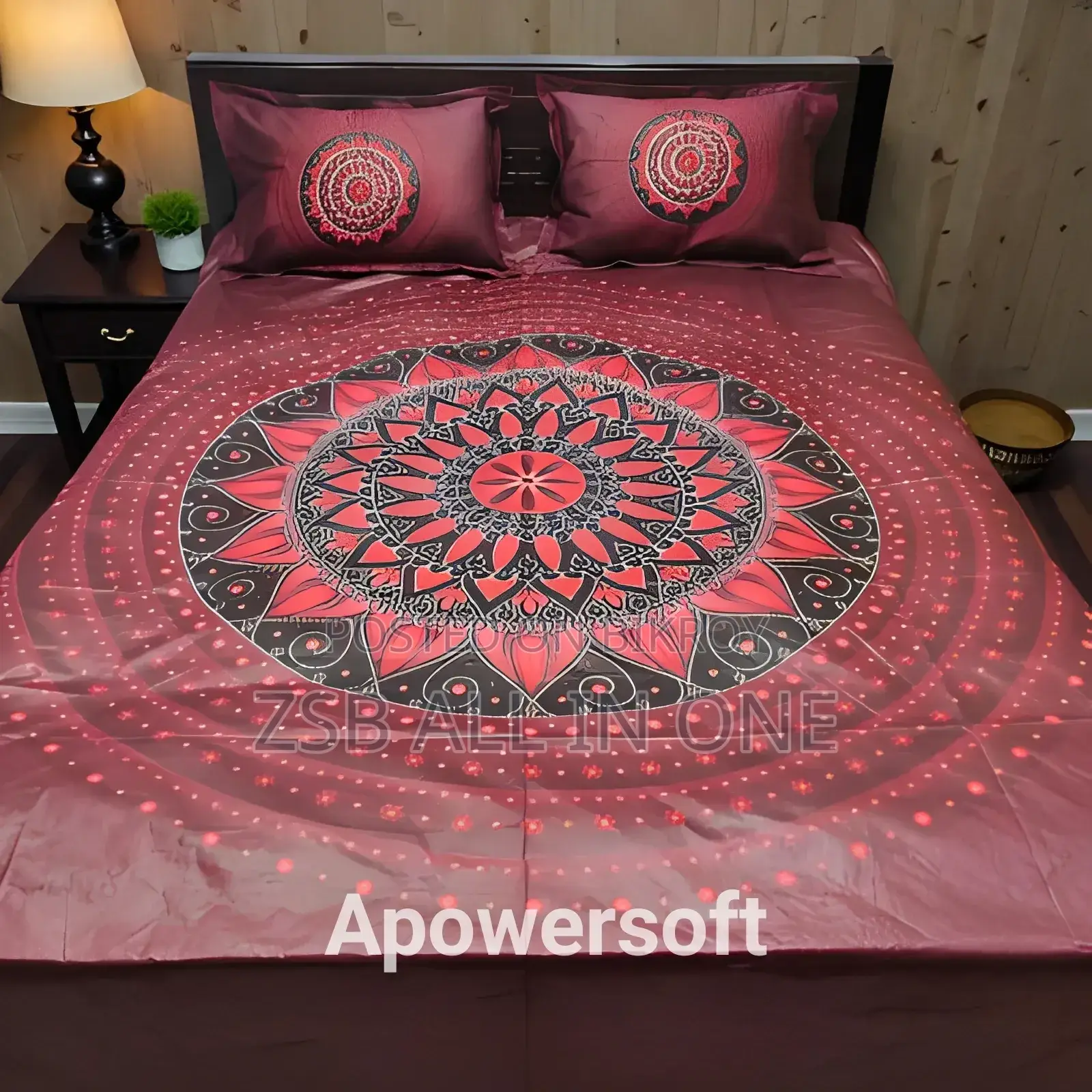 Panel Cotton Bed-Sheet