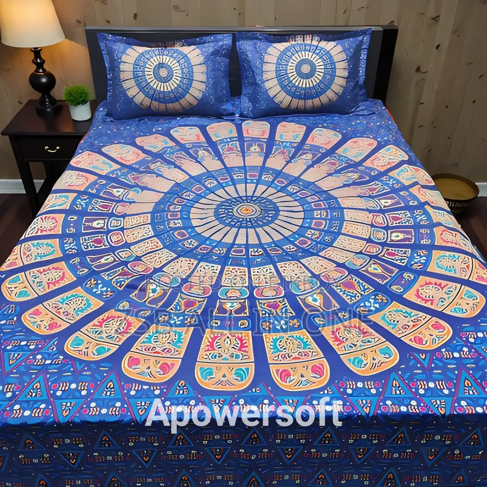 Panel Cotton Bed-Sheet