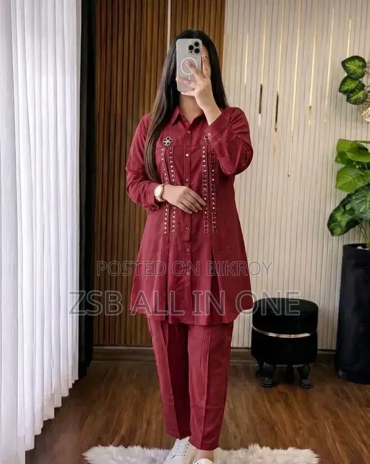 Ladies Pant and Shirt Two Piece