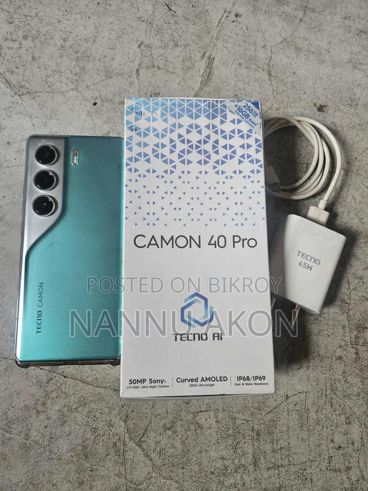 Tecno Camon 40 256 GB Bronze