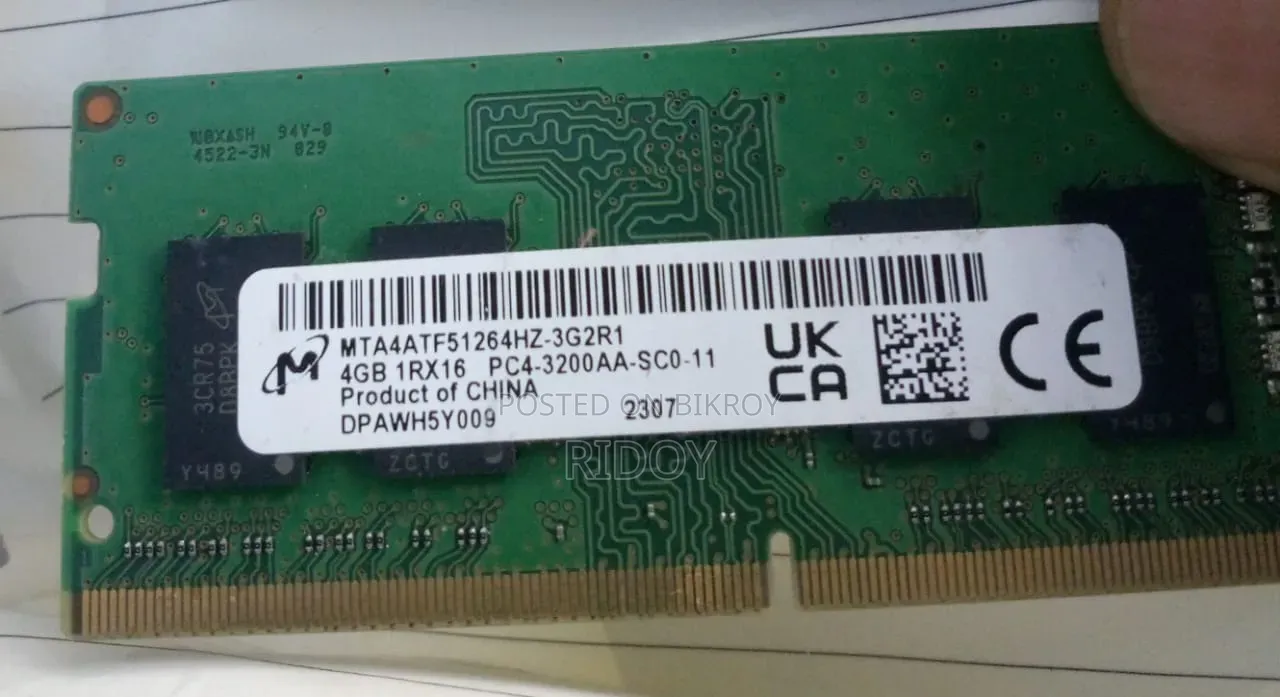 8/4GB 3200AA Laptop RAM