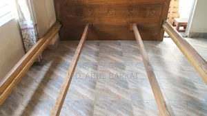 Selling 6.5 ft by 8 ft Solid Wood Bed