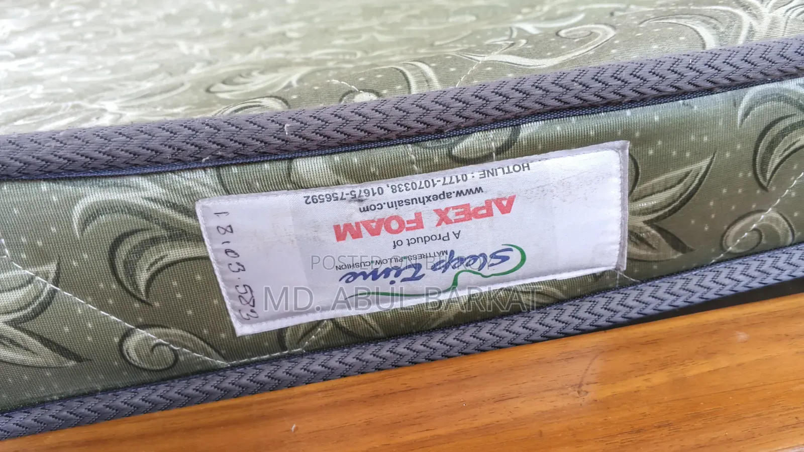 Selling 6.5 ft by 8 ft Solid Wood Bed