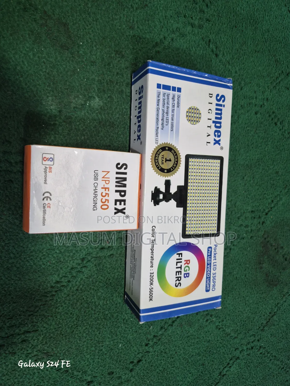 Simpex Digtal Led 336 Pro R Gb Filters