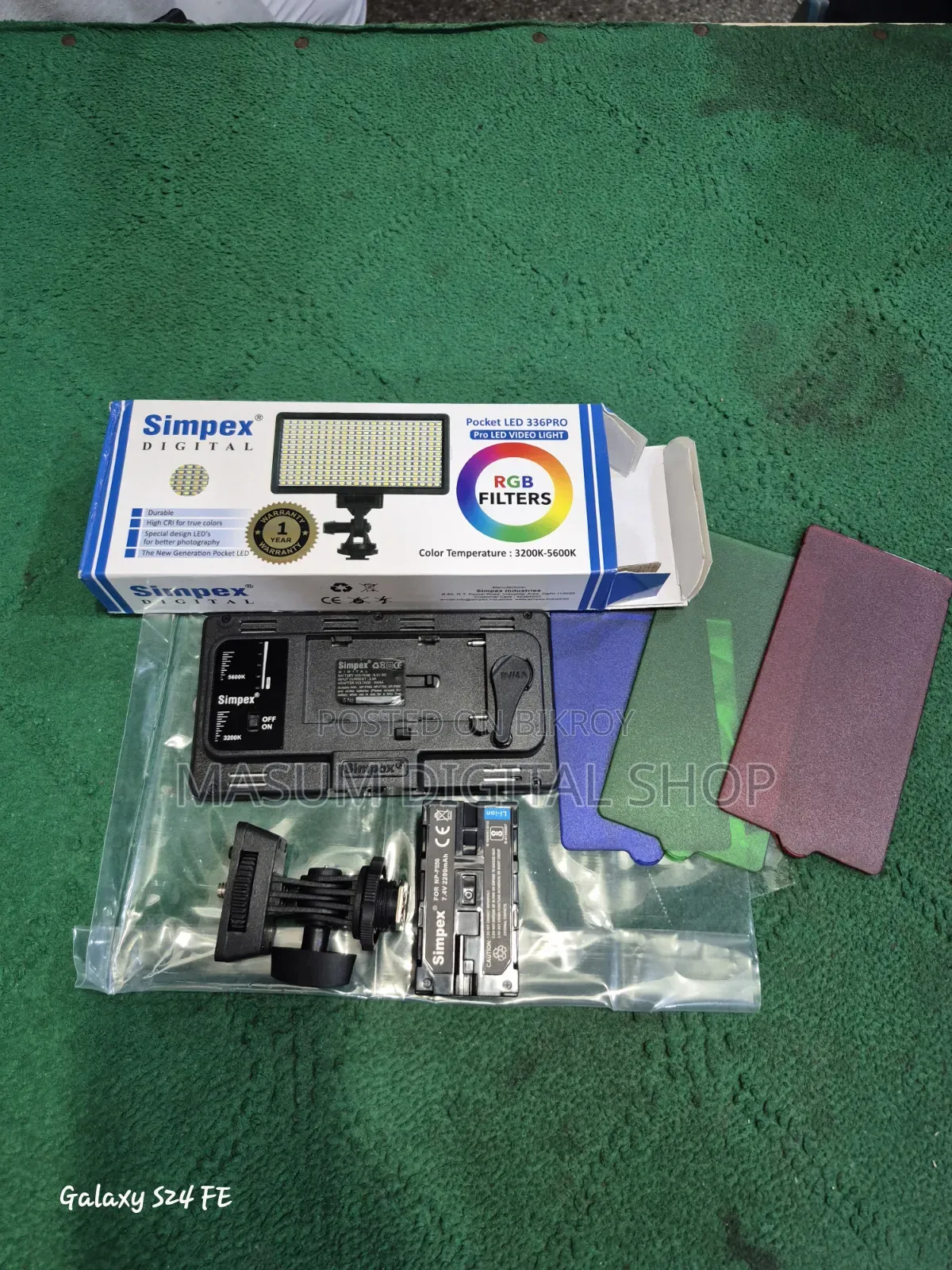 Simpex Digtal Led 336 Pro R Gb Filters