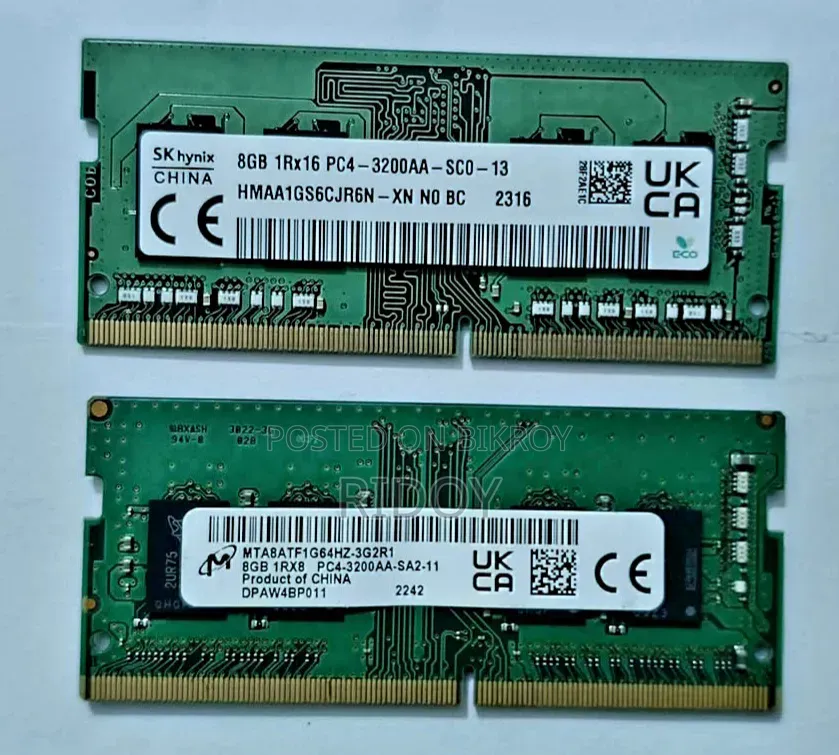 8/4GB 3200AA Laptop RAM