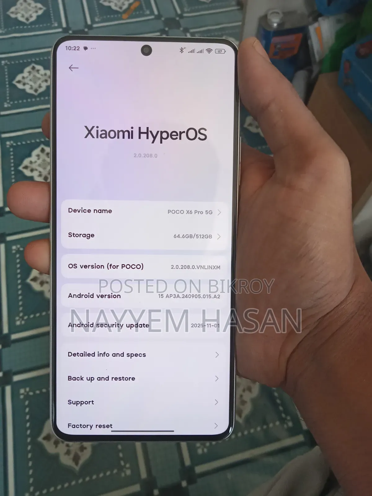 Xiaomi Poco X6 Pro 512 GB Gray