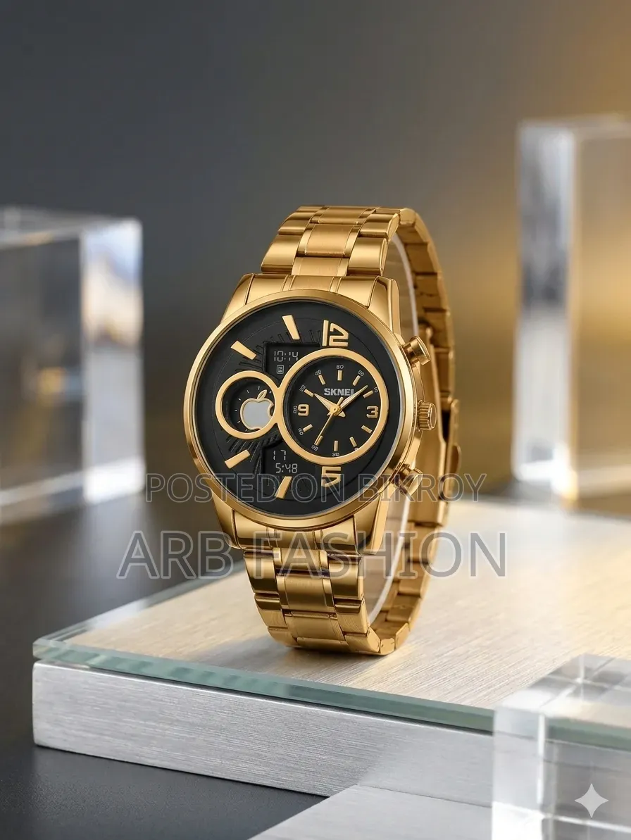 *Black or Gold? Define Your Signature Look With Skmei Luxury.