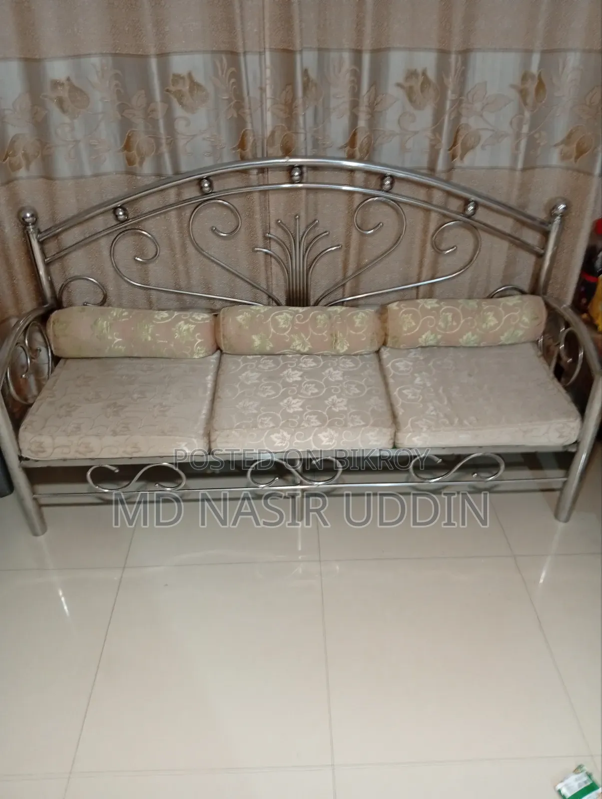 Used Steel Sofa Set in Good Condition