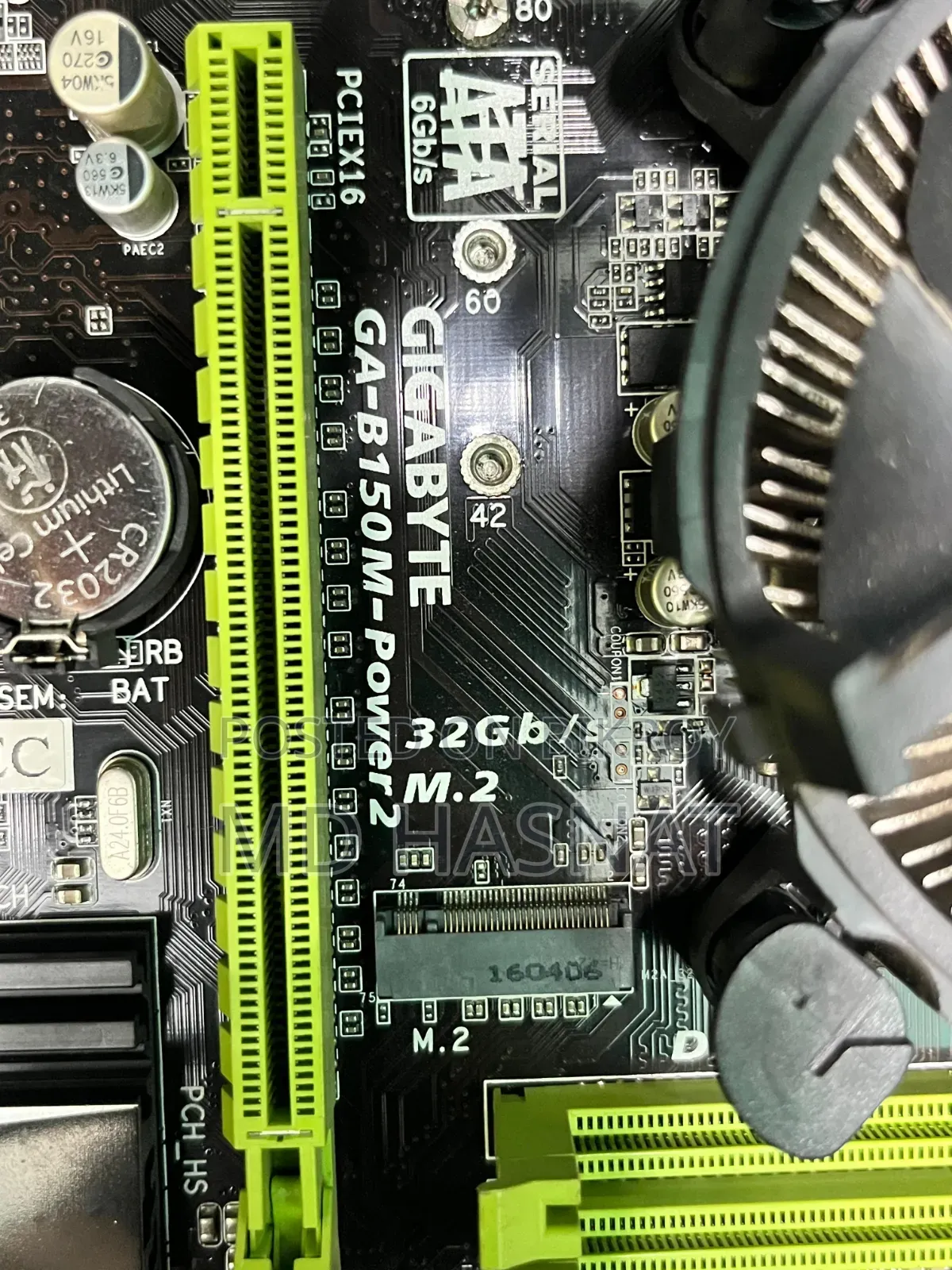 Intel Motherboard + I5 6th Gen Cpu With Cooler + M.2 512gb