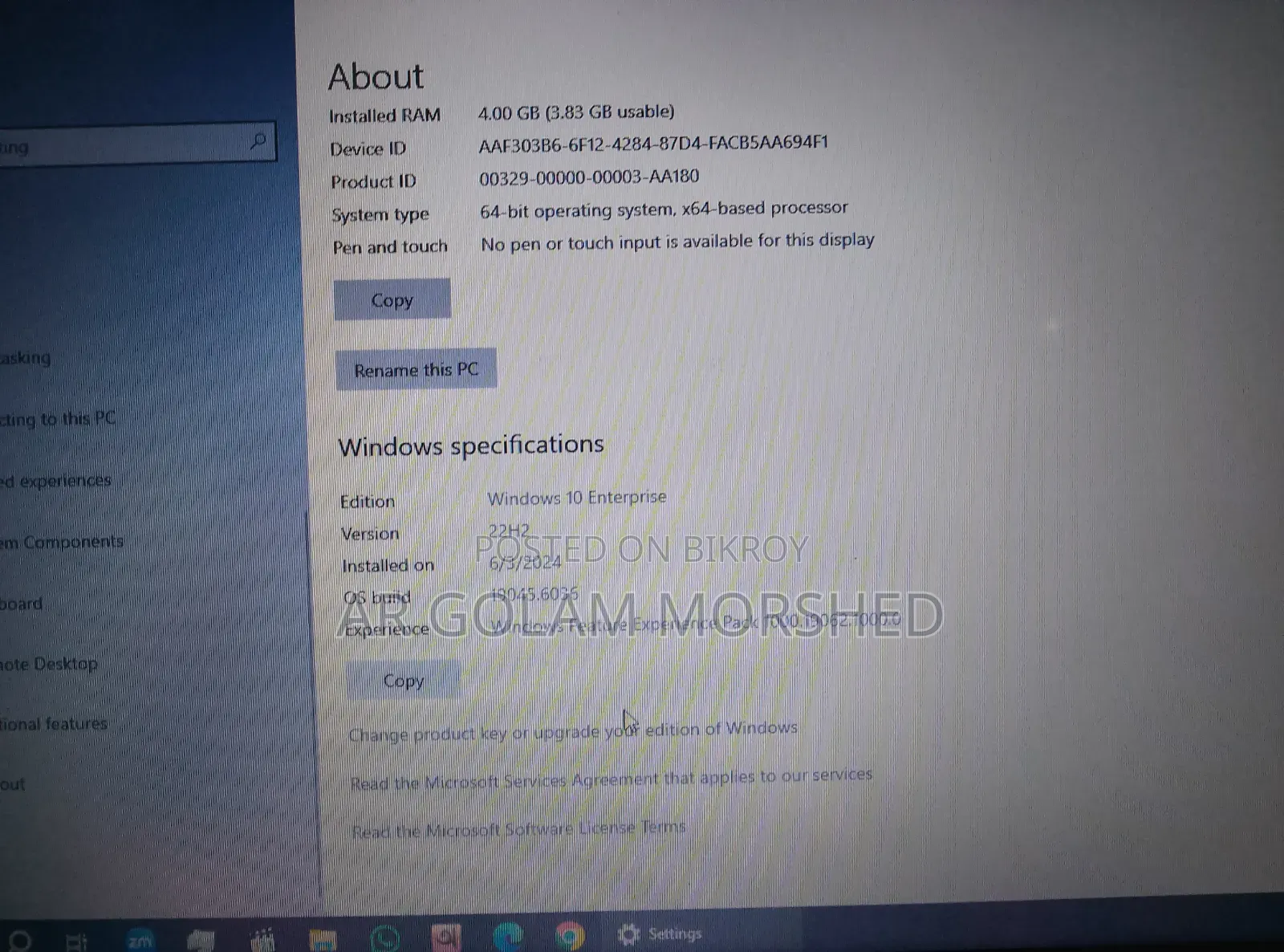 Laptop Asus VivoBook 15 X540NA 4GB Intel Celeron SSD 128GB
