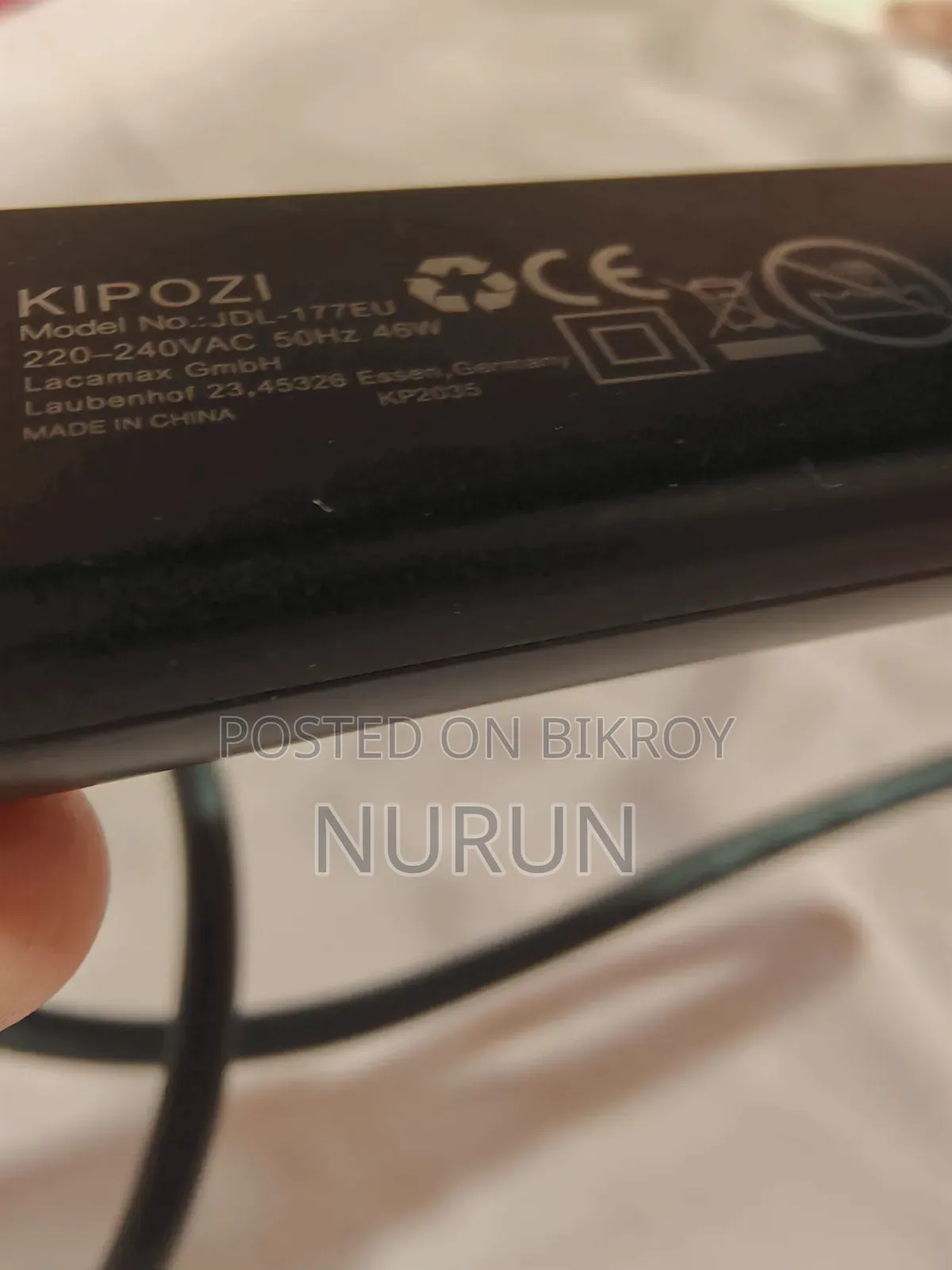 Kipozi Professional Hair Straightener (Model: Jdl-177eu) - Like New