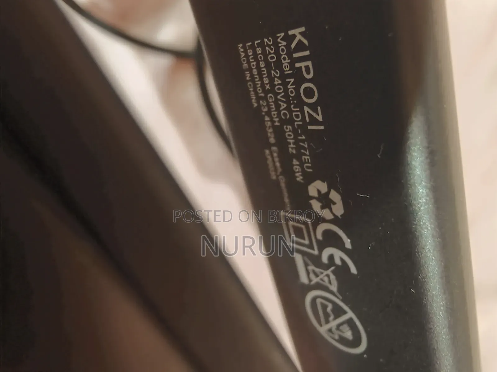 Kipozi Professional Hair Straightener (Model: Jdl-177eu) - Like New