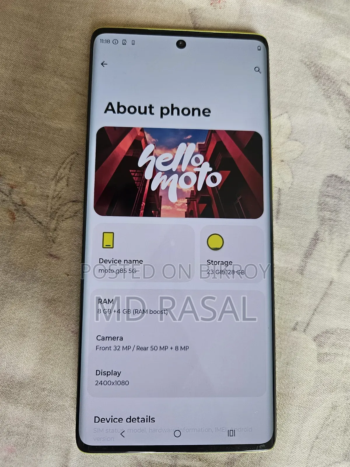 New Motorola Moto G85 128 GB