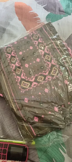 Jamdani Print Cotton Fabric