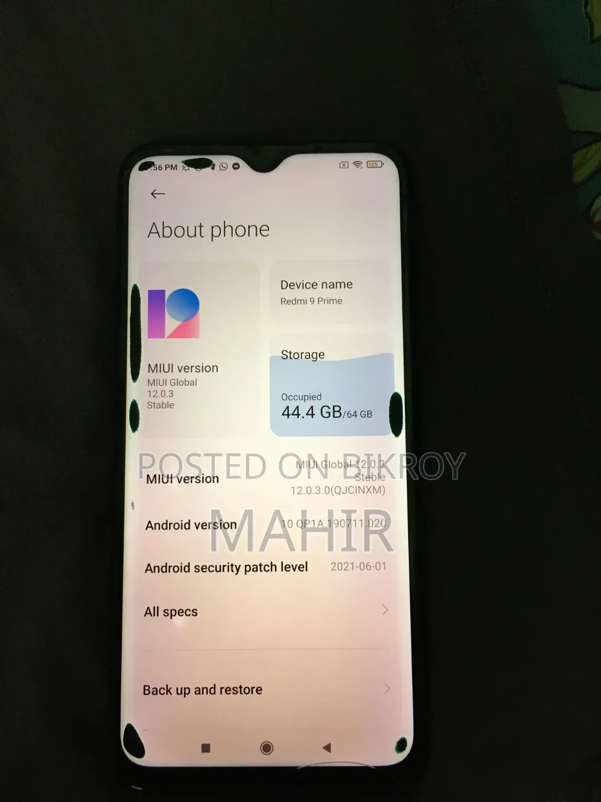 Xiaomi Redmi 9 Prime 64 GB Black