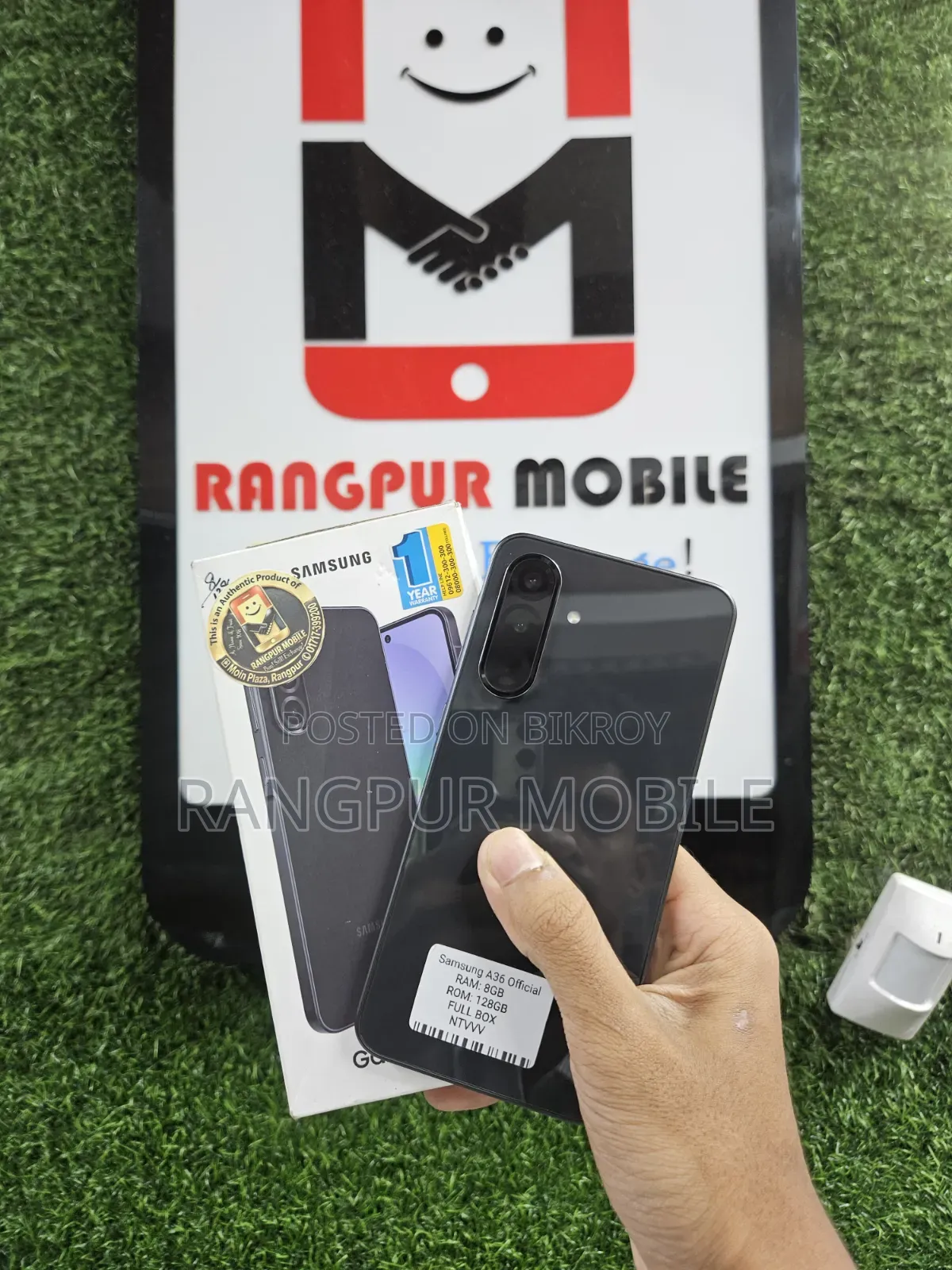 স্যামসাং গ্যালাক্সি এ৩৬ ১২৮ জিবি কালো