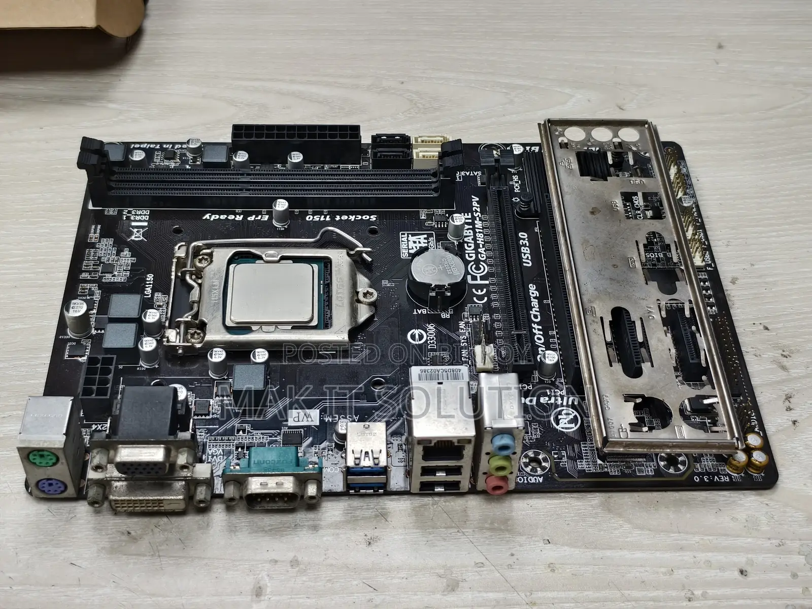 Gigabyte GA-H81M + Pentium G3250 Combo PC Parts for Sale