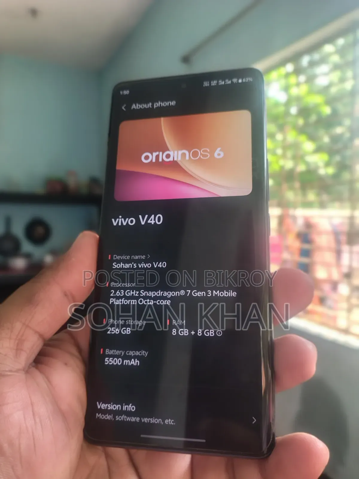 Vivo V40 5G 256 GB Purple