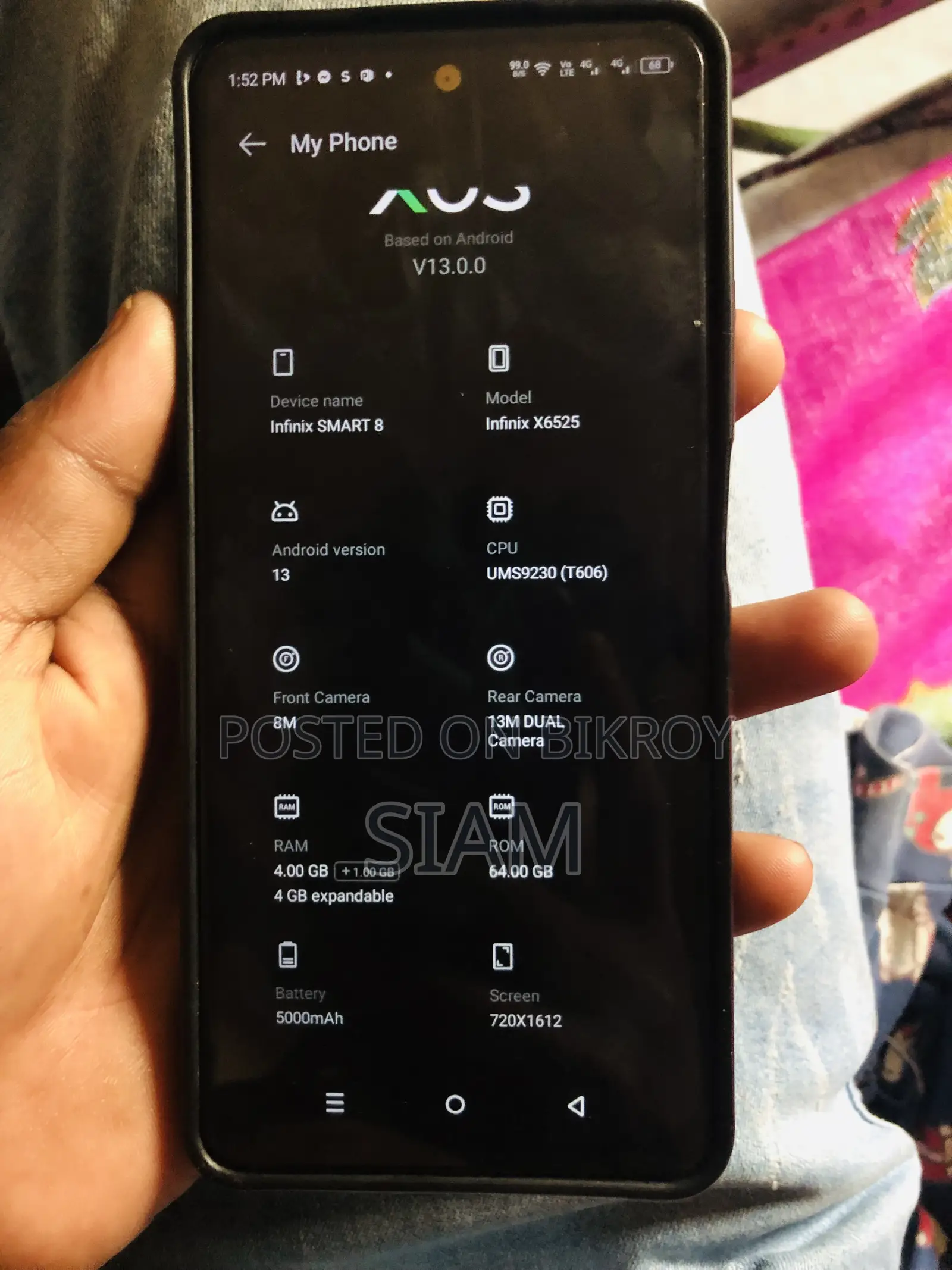Infinix Hot 3 8 GB Bronze